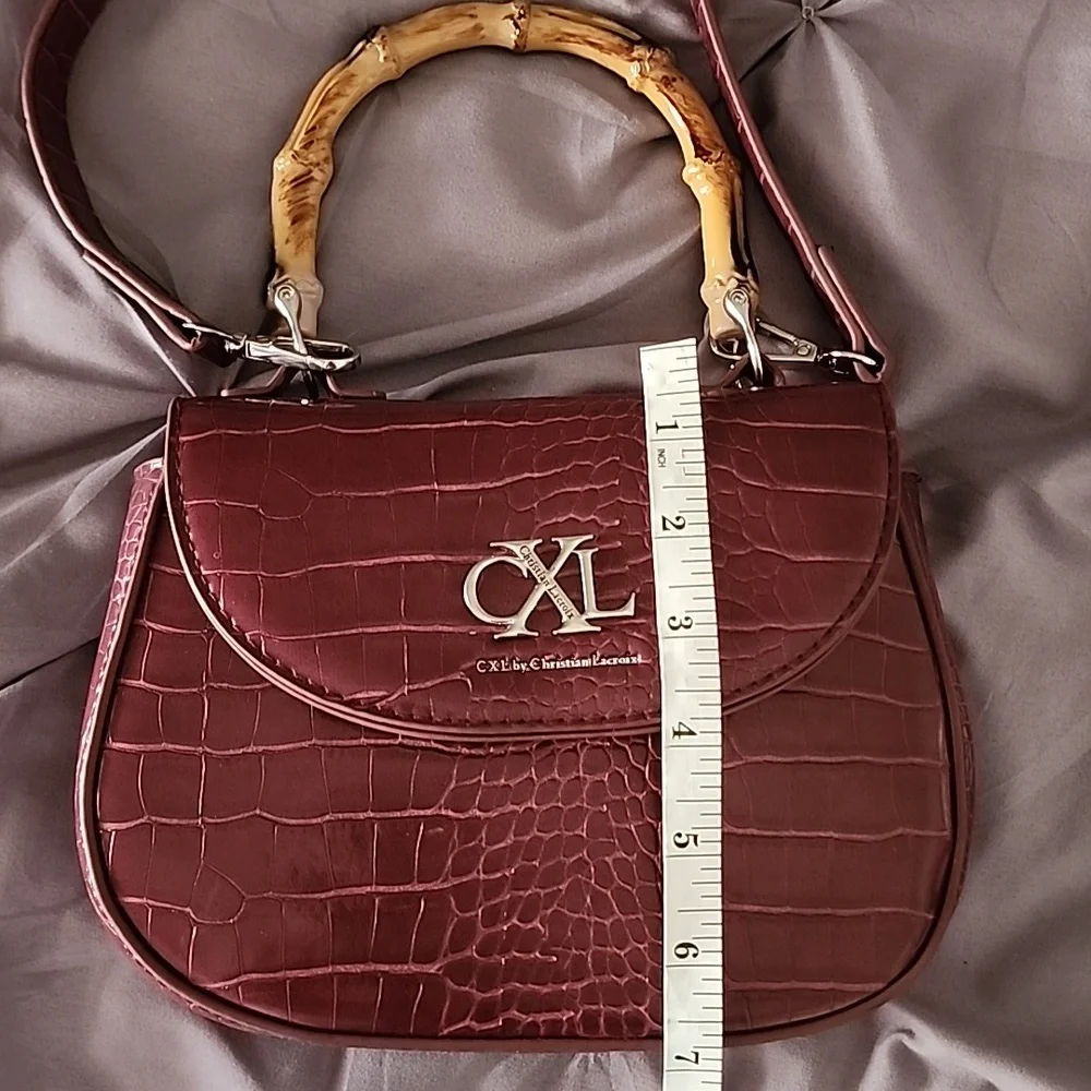 "CXL By Christian Lacroix" Croc Skin Purse โค๏ธ - Picture 10 of 12